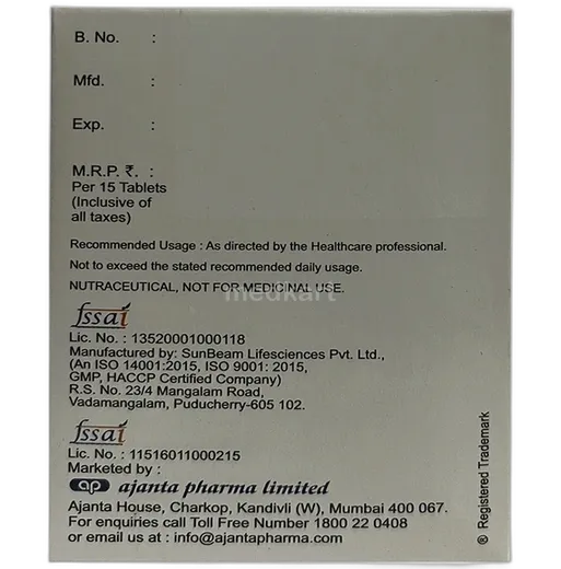 caltuf xt tablet 15's